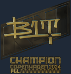 Sticker | b1t (Gold, Champion) | Copenhagen 2024