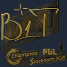 Sticker | b1t (Gold) | Stockholm 2021 image