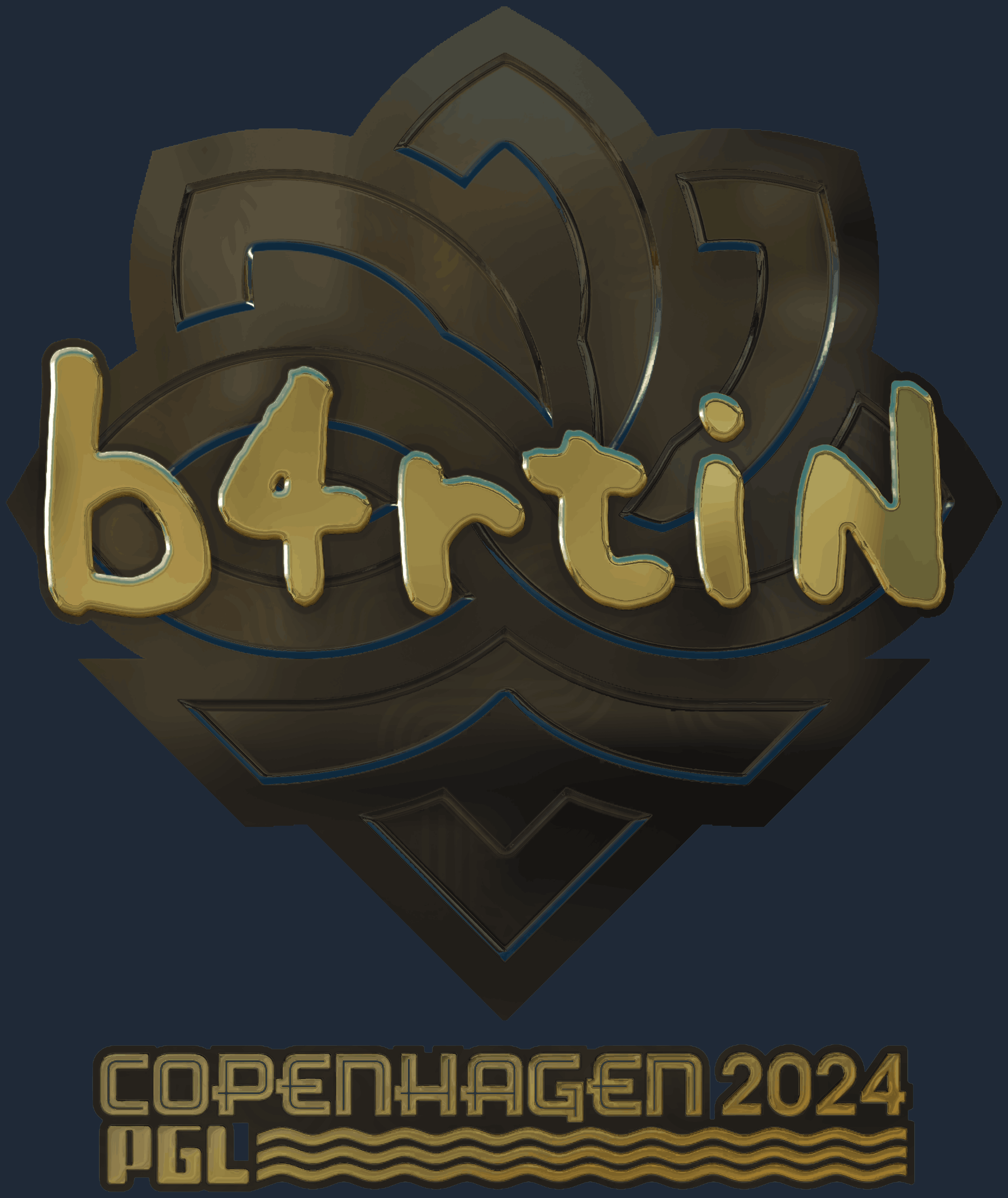 Sticker | b4rtiN (Gold) | Copenhagen 2024