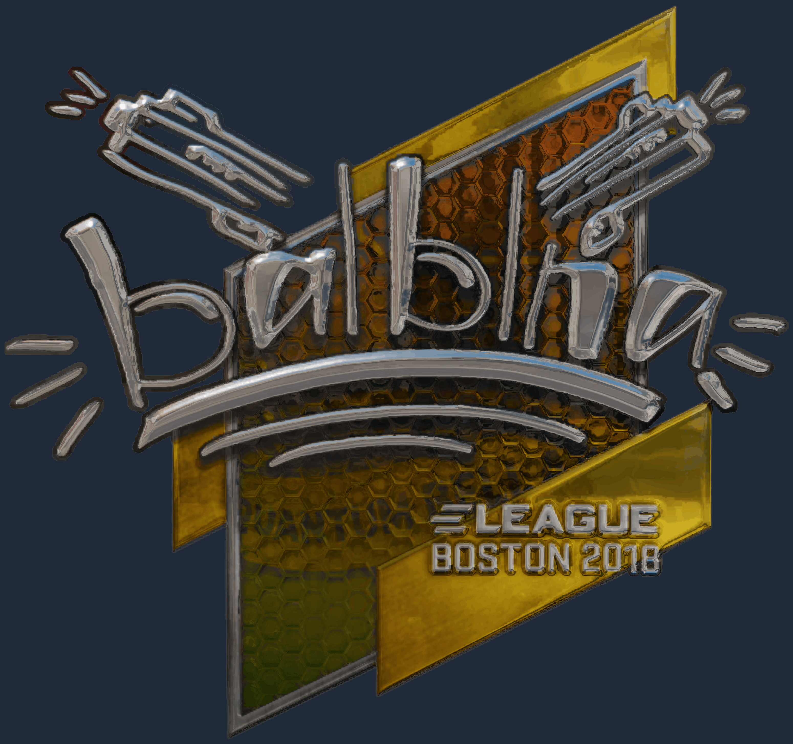 Sticker | balblna (Foil) | Boston 2018