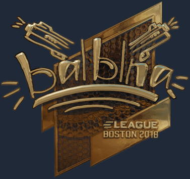 Sticker | balblna (Gold) | Boston 2018
