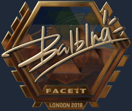 Sticker | balblna (dorada) | Londres 2018