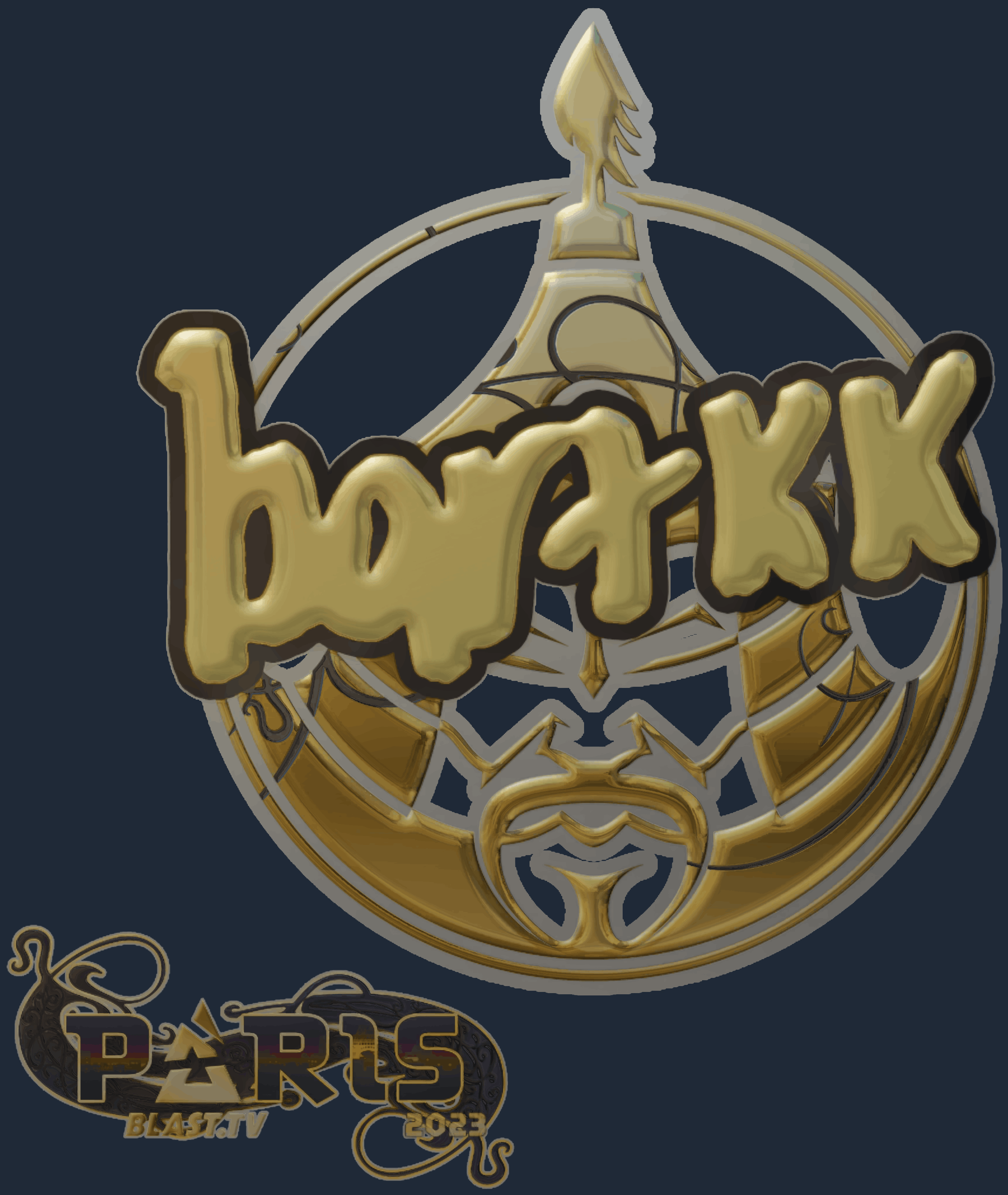 Sticker | Bart4k (Gold) | Paris 2023