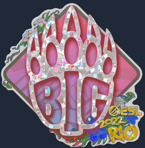 Sticker | BIG (Glitter) | Rio 2022