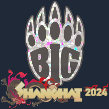 Sticker | BIG (purpurina) | Shanghái 2024