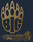 Sticker | BIG (Gold) | Antwerp 2022