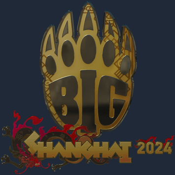 Sticker | BIG (dorada) | Shanghái 2024
