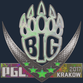Sticker | BIG (Holo) | Krakow 2017