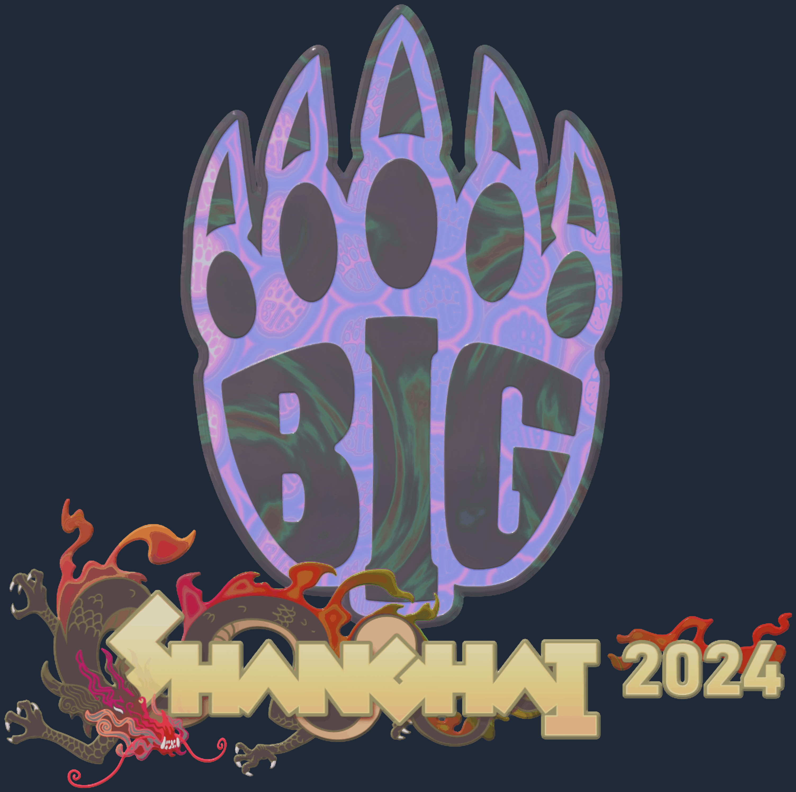 Sticker | BIG (Holo) | Shanghai 2024