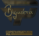 Sticker | biguzera (Gold) | Copenhagen 2024