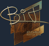 Sticker | BIT (Gold) | Boston 2018