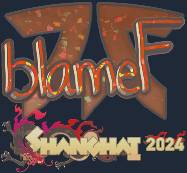 Sticker | blameF (purpurina) | Shanghái 2024