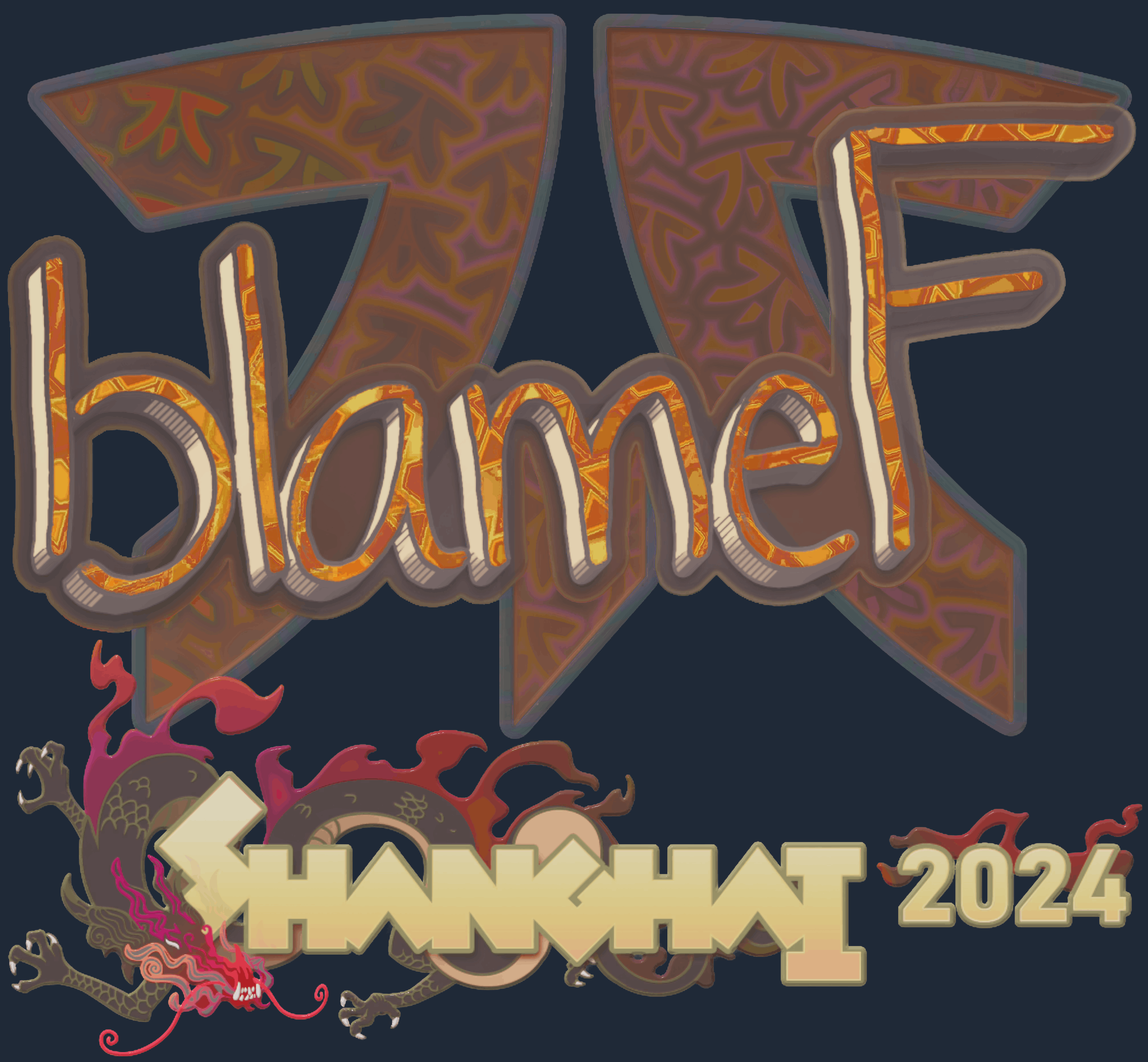 Sticker | blameF（全息）| 2024年上海锦标赛
