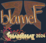 Sticker | blameF (Holo) | Shanghai 2024