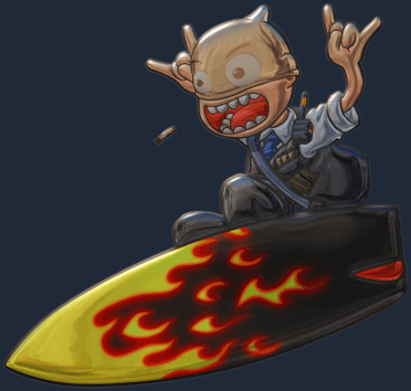 Sticker | Llamarada Surf K (reflectante)