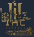 Sticker | bLitz (Gold) | Antwerp 2022