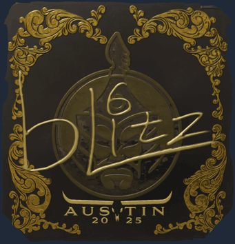 Sticker | bLitz (Gold) | Austin 2025