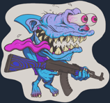 Sticker | Blue Shark Shooter