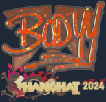 Sticker | bodyy (Glitter) | Shanghai 2024