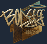 Sticker | bodyy (Gold) | Boston 2018