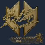 Sticker | boltz (Gold) | Antwerp 2022