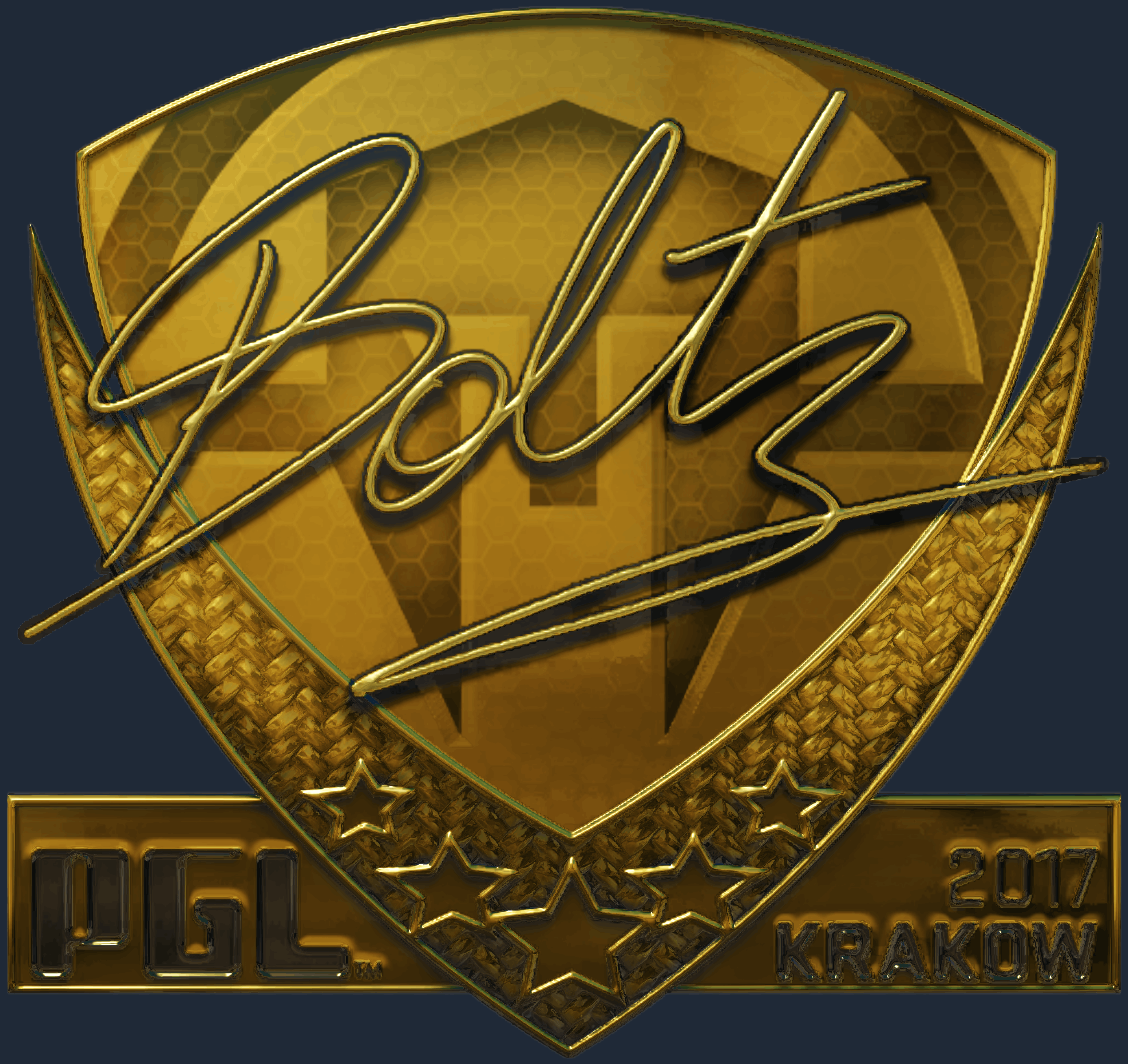 Sticker | boltz (Gold) | Krakow 2017