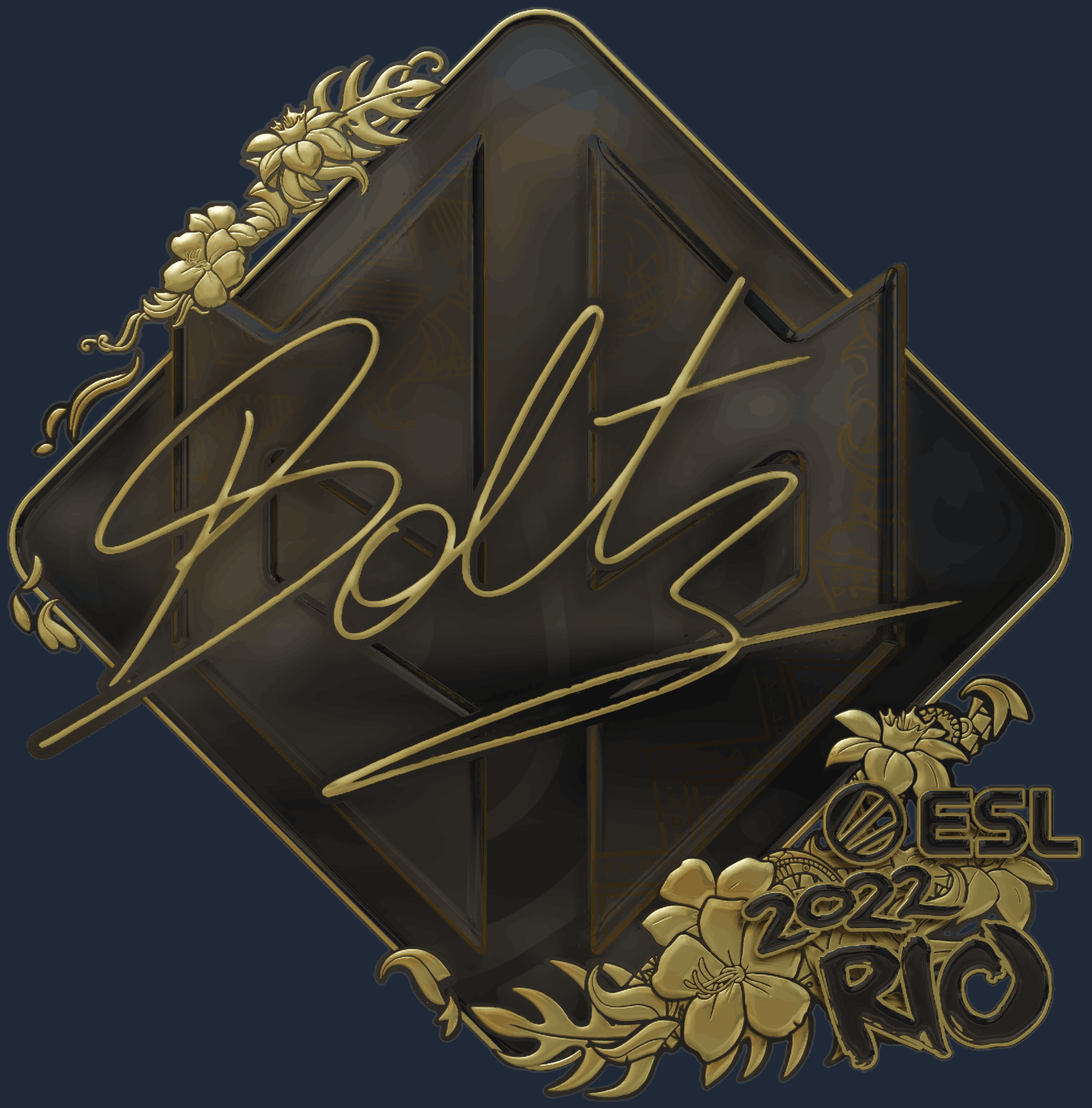 Sticker | boltz (Gold) | Rio 2022