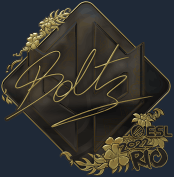 Sticker | boltz (dorada) | Río 2022