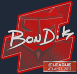 Sticker | bondik | Atlanta 2017