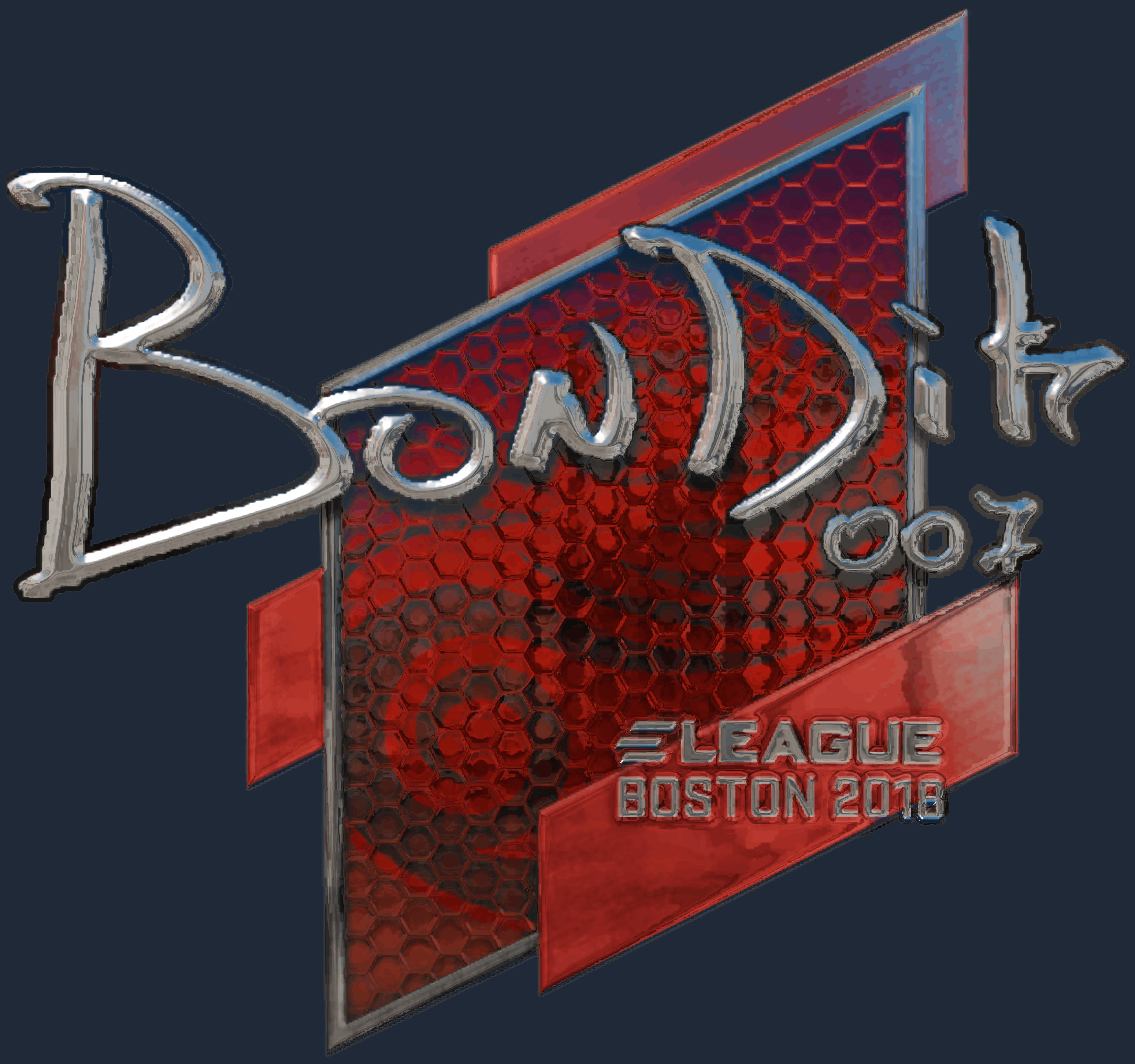 Sticker | bondik (Foil) | Boston 2018