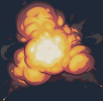 Preview image 2 of Sticker | Boom Blast (Glitter)
