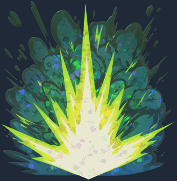 Sticker | Bombendetonation (Glitzer)