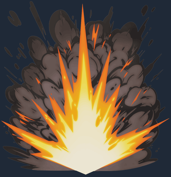Preview image 2 of Sticker | Boom Detonation (Glitter)