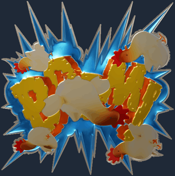 Preview image 2 of Sticker | Boom (reflectante) | CRM 2020