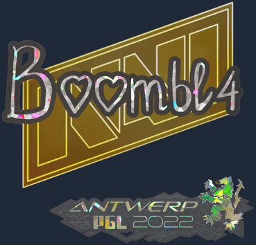 Sticker | Boombl4 (purpurina) | Amberes 2022