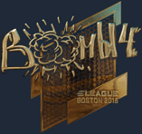 Sticker | Boombl4 (Gold) | Boston 2018