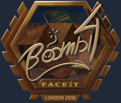 Sticker | Boombl4 (dorada) | Londres 2018