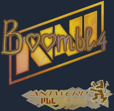 Sticker | Boombl4 (holográfica) | Amberes 2022