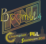 Sticker | Boombl4 (Holo) | Stockholm 2021