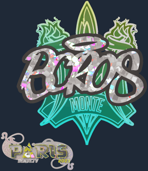 Sticker | BOROS (purpurina) | París 2023