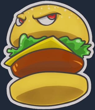 Sticker | Hamburguesa autoritaria