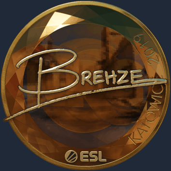Sticker | Brehze（金色）| 2019年卡托维兹锦标赛
