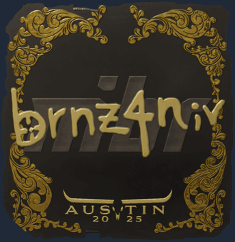 Sticker | brnz4n (dorada) | Austin 2025