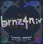 Sticker | brnz4n (Holo) | Austin 2025