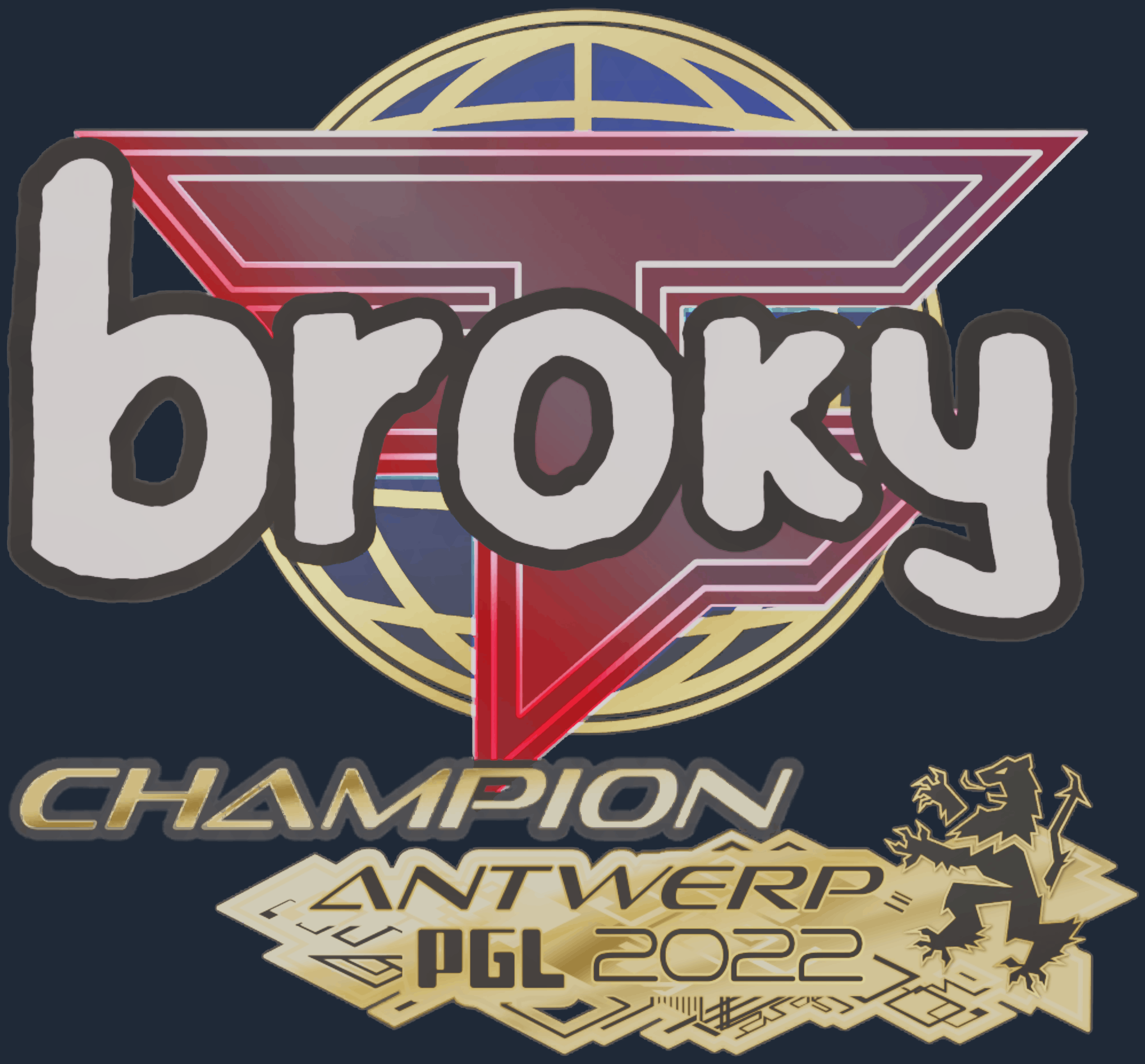 Sticker | broky (Champion) | Antwerp 2022
