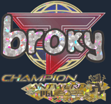 Sticker | broky (Glitter, Champion) | Antwerp 2022