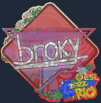 Sticker | broky (Glitter) | Rio 2022