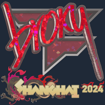 Sticker | broky (purpurina) | Shanghái 2024