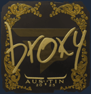Sticker | broky (Gold) | Austin 2025 Sticker | broky (Gold) | Austin 2025 image