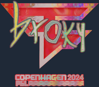 Sticker | broky (holográfica) | Copenhague 2024